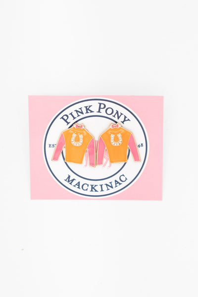 Jockey Stud Earrings