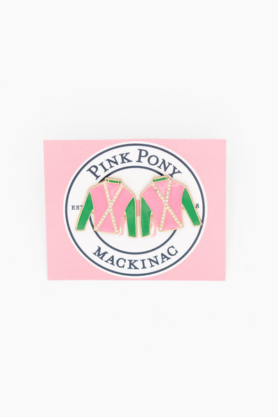 Jockey Stud Earrings