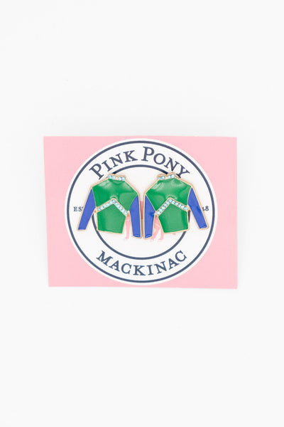 Jockey Stud Earrings