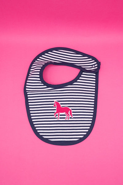 Striped Bib with Pony