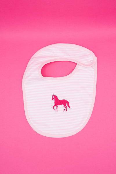 Striped Bib with Pony