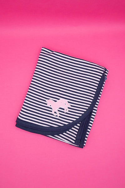 Striped Blanket with Pony