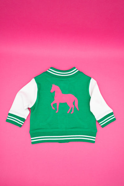Baby Varsity Jacket with Pony