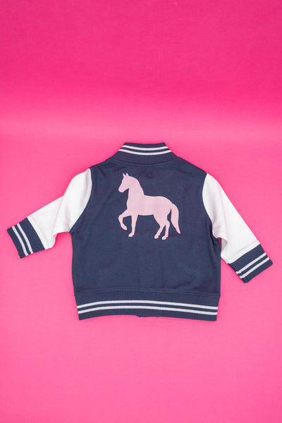 Baby Varsity Jacket with Pony