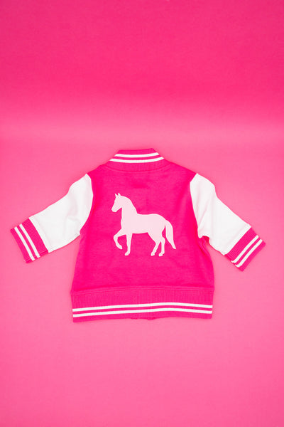 Baby Varsity Jacket with Pony