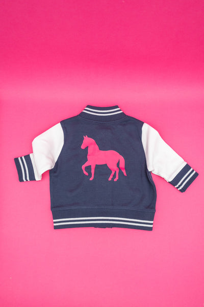 Baby Varsity Jacket with Pony