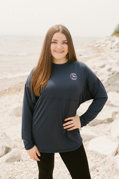 Spirit Aqua Crewneck Jersey-Midnight