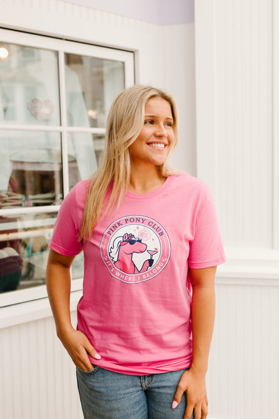 PPC It's Where I Belong T-Shirt - Charity Pink