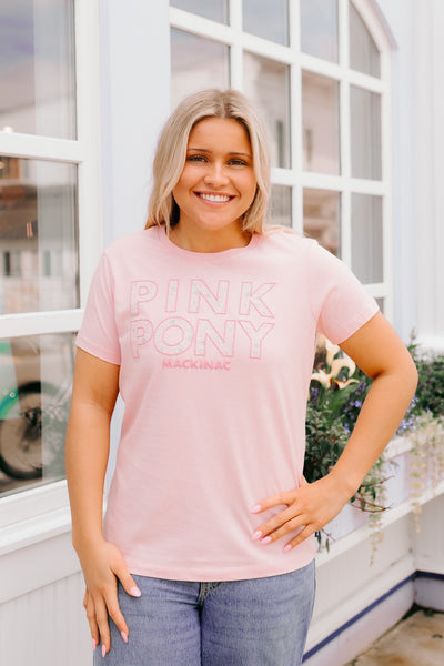 Spirit Sparkle T-Shirt-Pink Sorbet