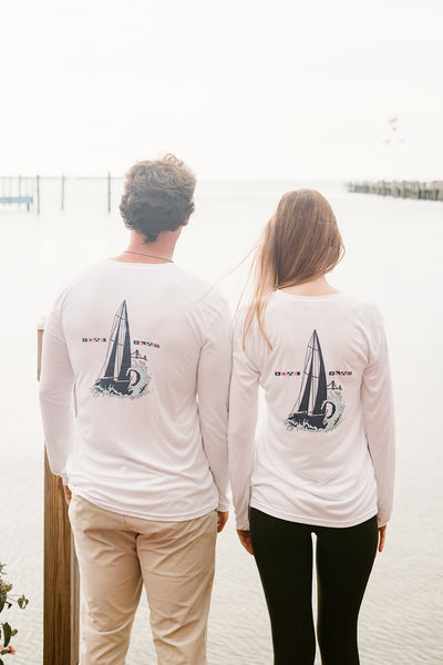 Islander L/S Performance T-Shirt - White