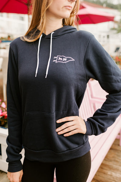 Bella Burgee Hoodie-Navy