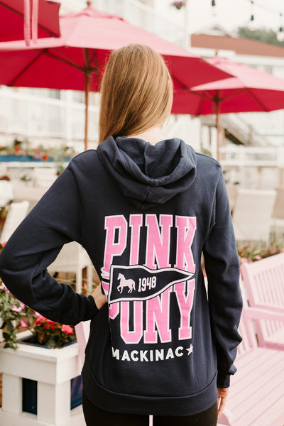 Bella Burgee Hoodie-Navy