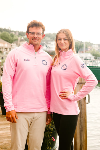 Staff 1/4 Zip - Pink