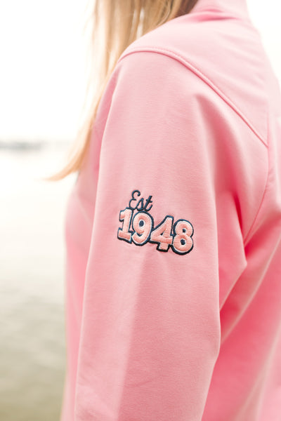 Staff 1/4 Zip - Pink
