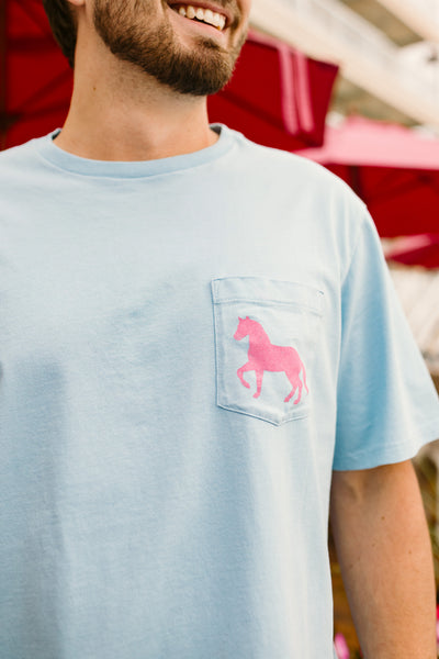 Short Sleeve Custom Harbor Scene