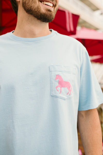 Short Sleeve Custom Harbor Scene