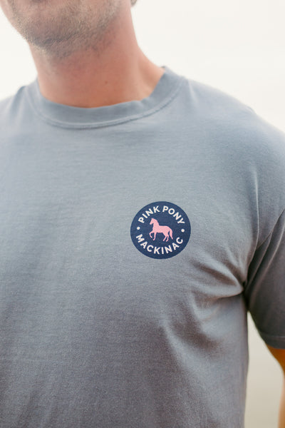 Meet Me at the Pony T-shirt-Blue Jean