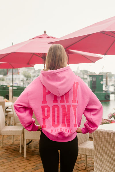 Cropped Hoodie - Hot Pink