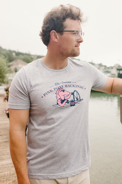 Winch Pony T-Shirt - Heather Grey