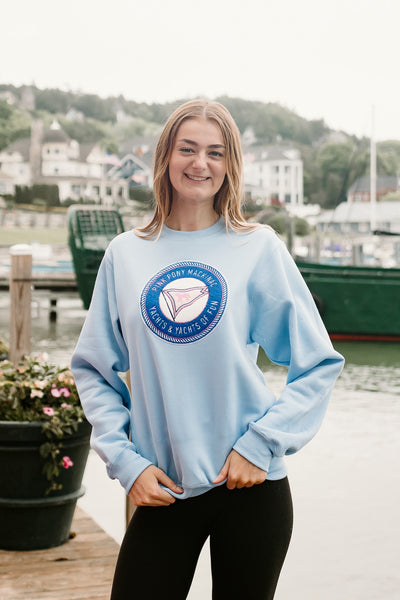 Crew Neck Sweatshirt Burgee Patch