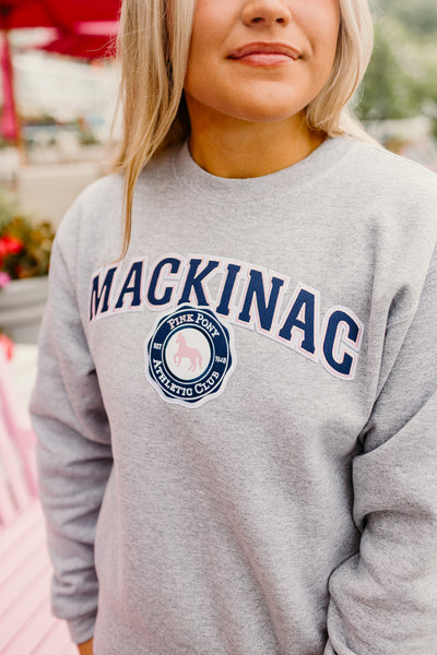 Champion Collegiate Patch Crew - Light Steel
