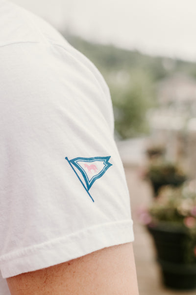 Sailboat Wave T-Shirt - White