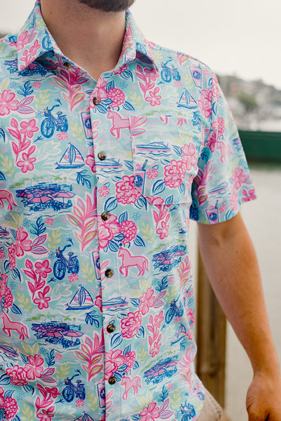 Men's Rum Point Camp Shirt
