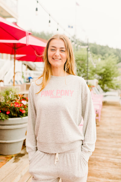 Spirit Luxe Crewneck-Cloud Grey