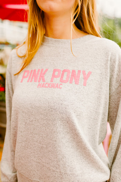 Spirit Luxe Crewneck-Cloud Grey