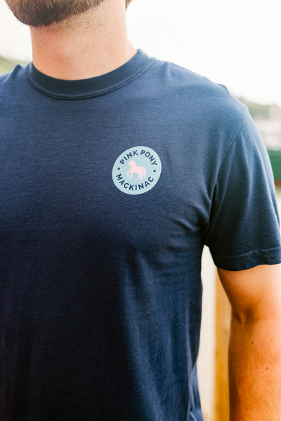 Meet Me at the Pony T-shirt-Navy