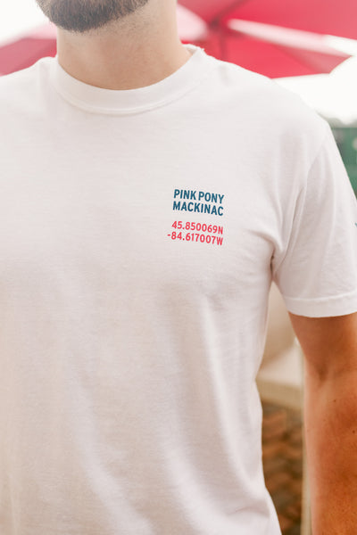 Sailboat Oval T-Shirt - White