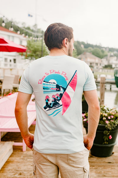 Race to PP Yacht Team - Heather Ice Blue
