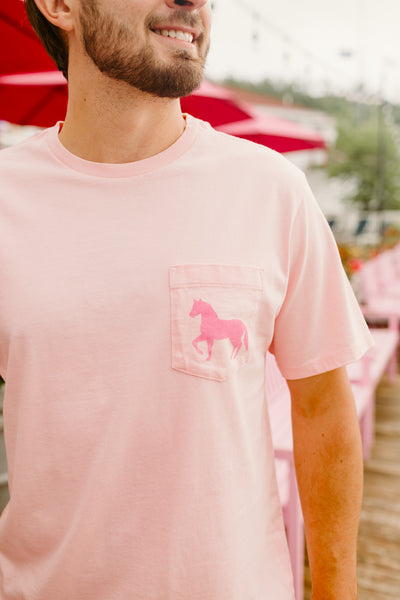 Short Sleeve Custom Harbor Scene