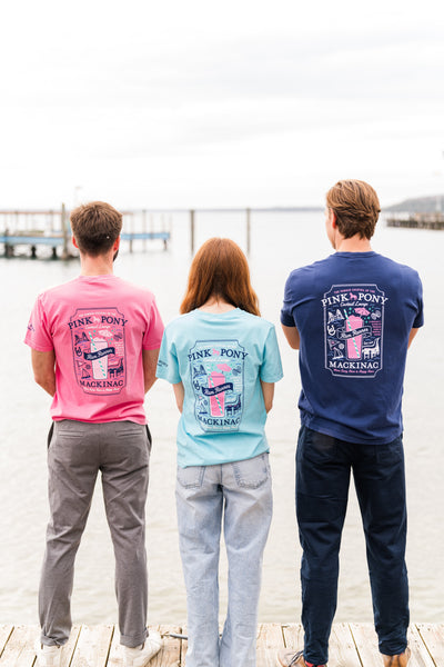 Rum Runner Cocktail T-shirt-Navy