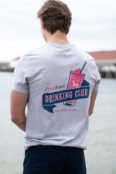 Drinking Club Rum Runner T-shirt Grey