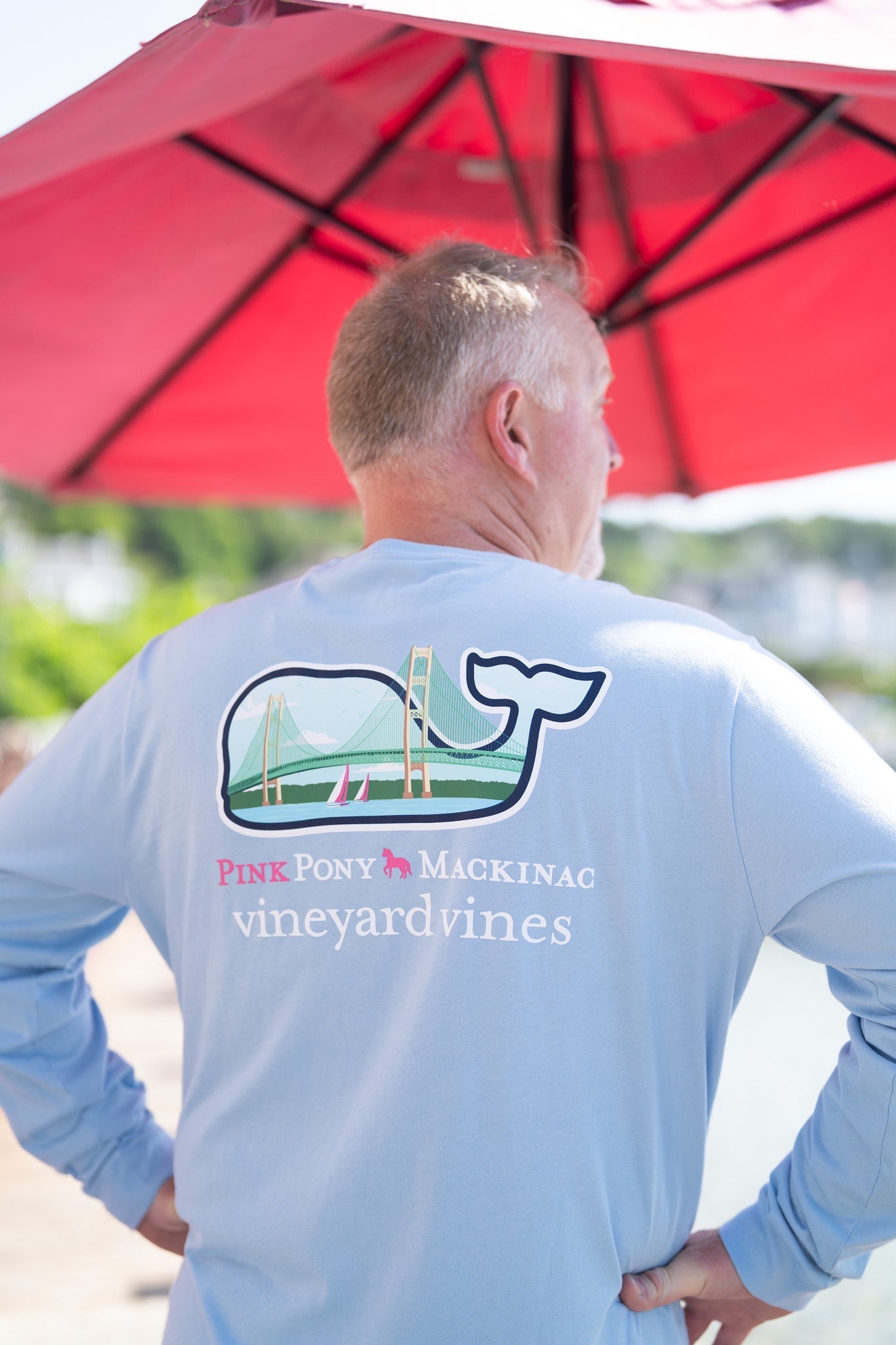 Long Sleeve Custom Bridge Scene.