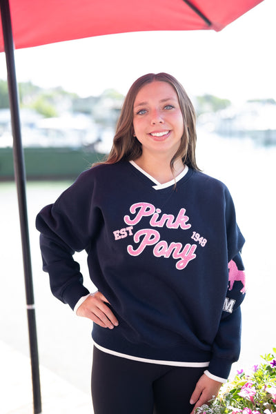 Varsity V-Neck Sweatshirt