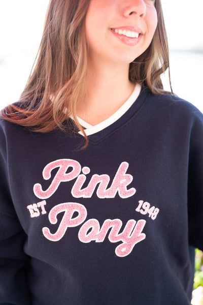 Varsity V-Neck Sweatshirt