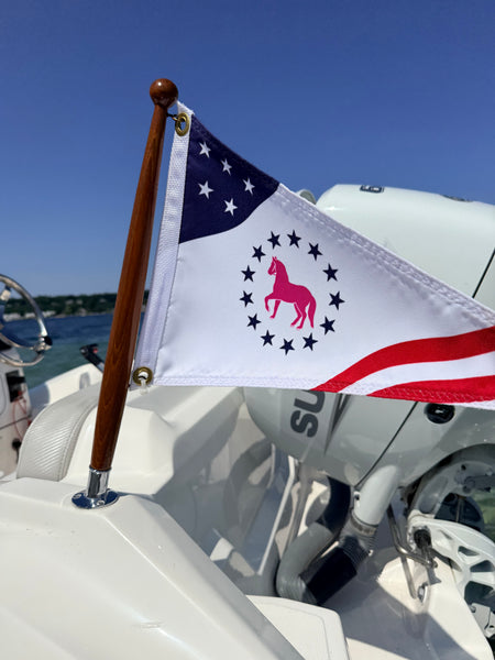 Americana Pony Burgee Flag
