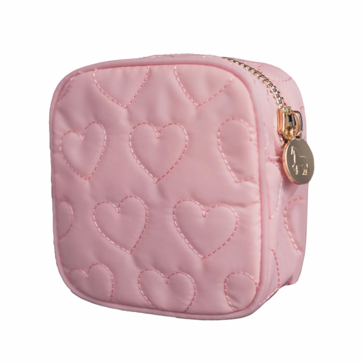 Pony Custom Charm Heart Fabric Mini Pouch