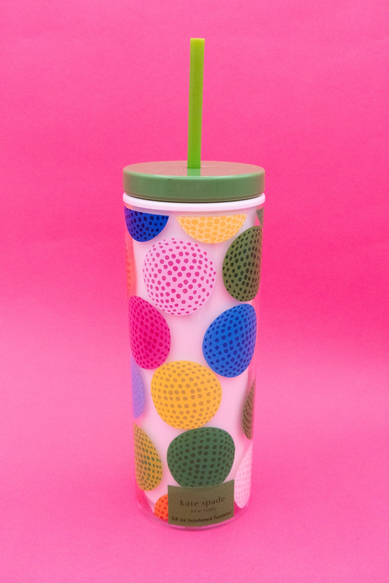 Acrylic Tumbler W/Straw