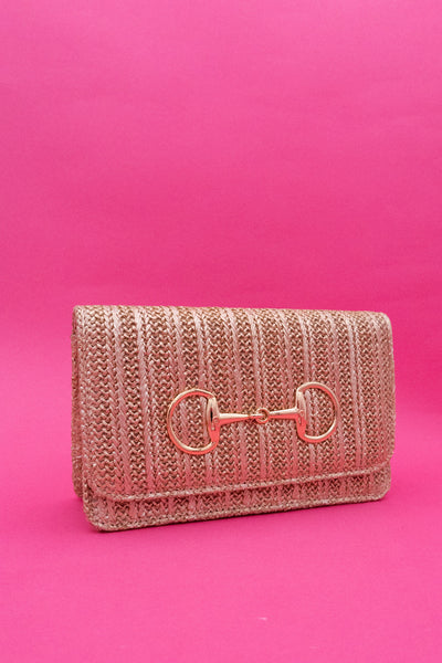 Ruby Gold Clutch