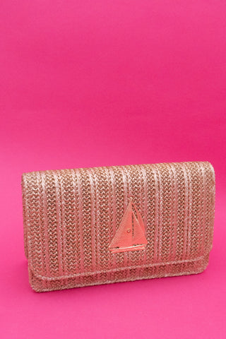 Ruby Gold Clutch