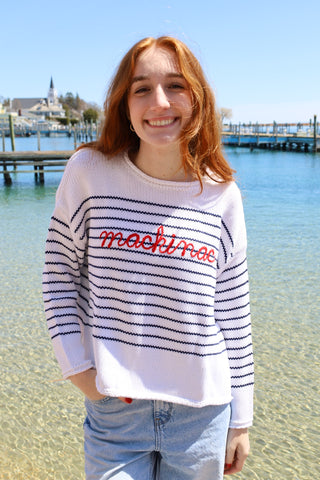 Roll Neck Stripe MACKINAC Sweater