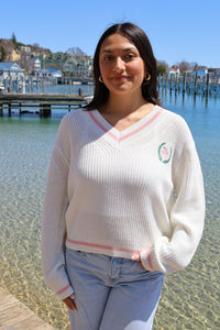 Varsity V-Neck Sweater