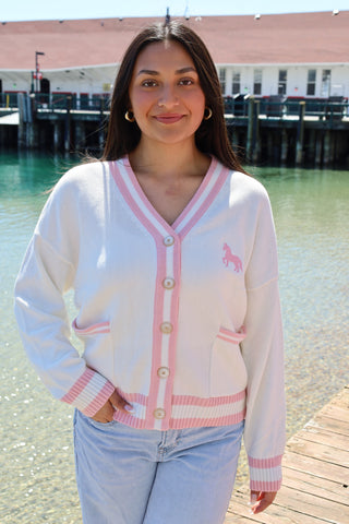 Varsity Cardigan Sweater