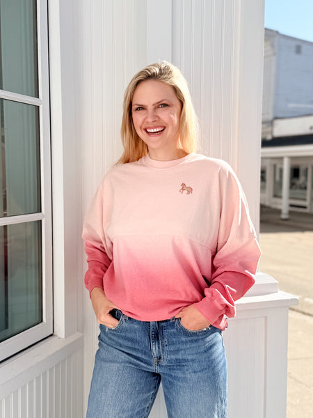 Spirit Ombre Jersey-Rose Fade