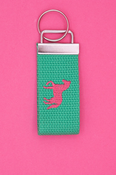 Embroidered Pony Keychain