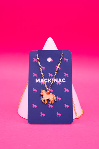 Pony Necklace Custom Card