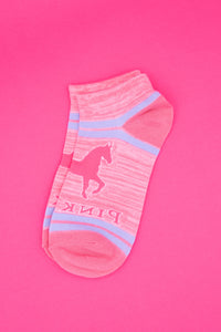 Pink Pony Big Logo Short Sock